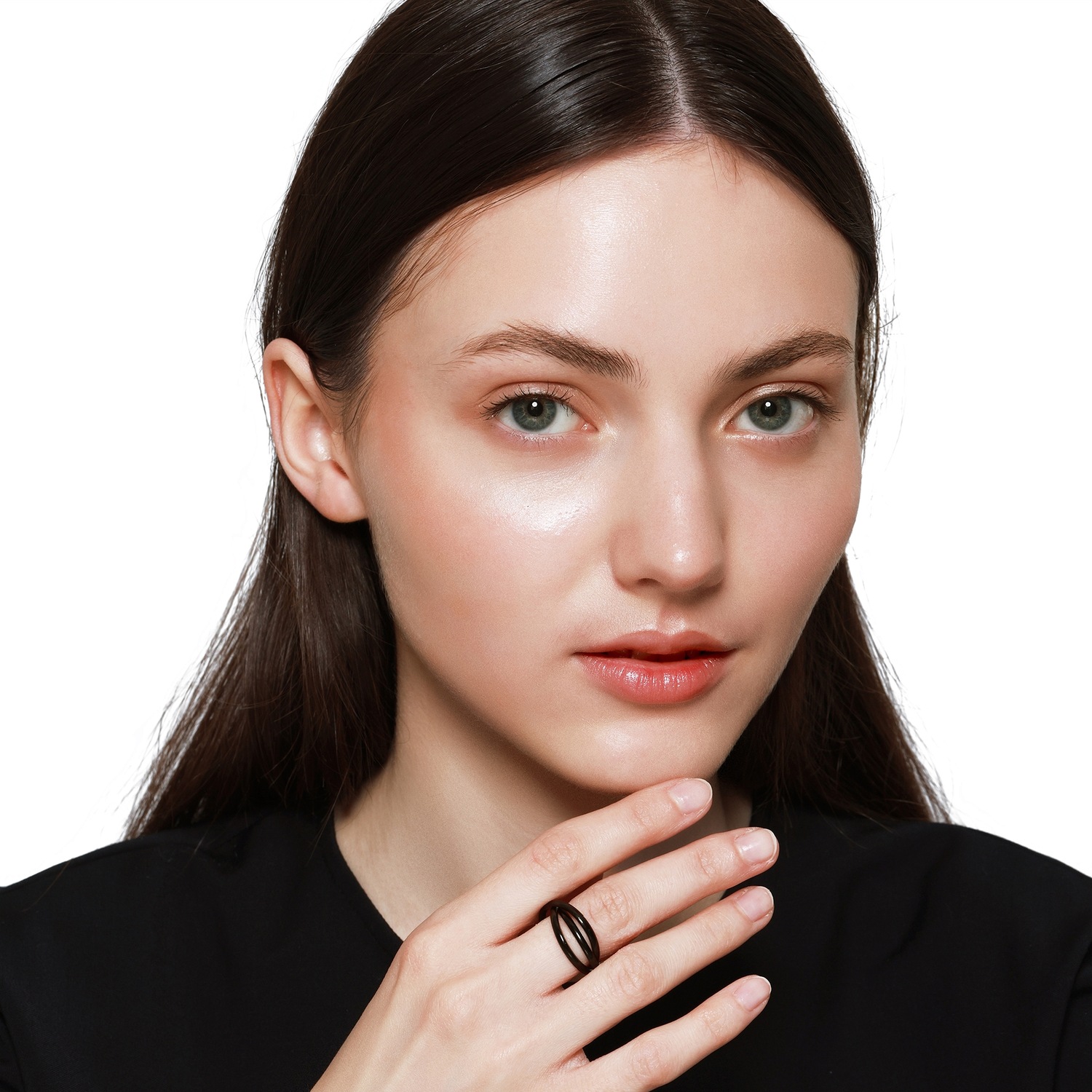 Heideman Bague Jovin noir