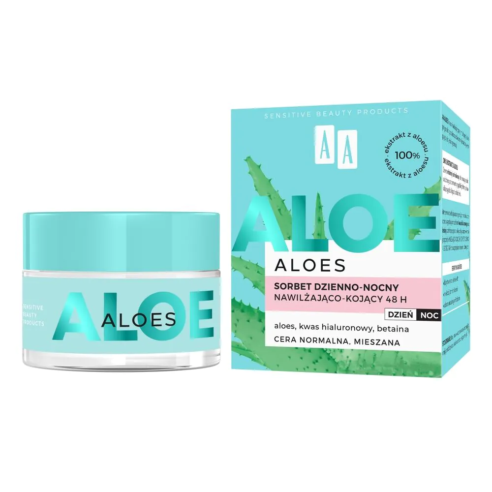 AA Aloes sorbet dzienno-nocny nawilżająco-kojący
