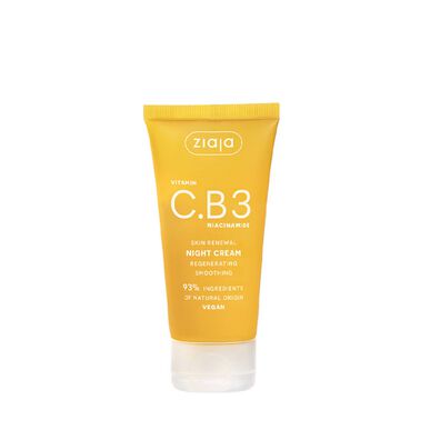 Ziaja C.B3 Niacinamide Skin Renewal Night Cream Kosteuttava yövoide aktiivisilla vitamiineilla 50 ml 50 ml