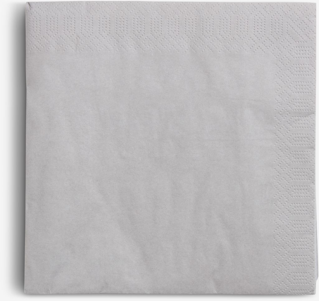 MOLTE MOLTE papirnate salvete 40x40 sive 50 kom/pakiranje