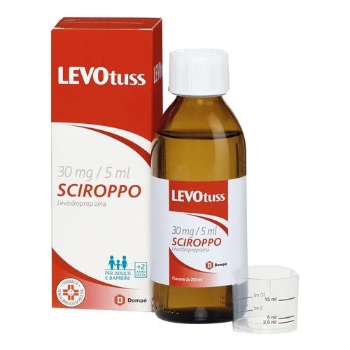 LEVOTUSS Jarabe Levotuss 30 mg/5 ml 200 ml Levodropropizina
