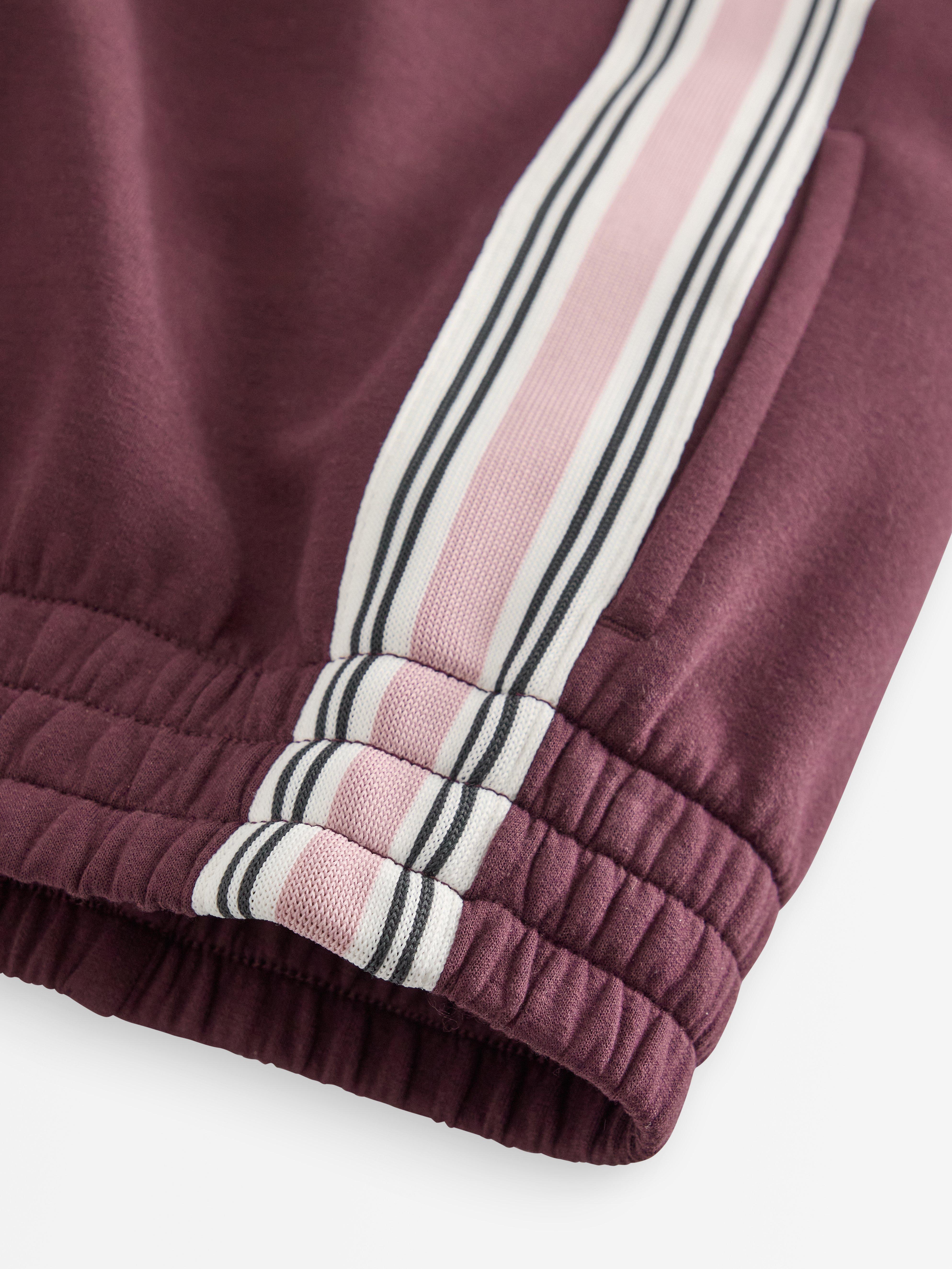 Pantaloni tricotați liliac închis