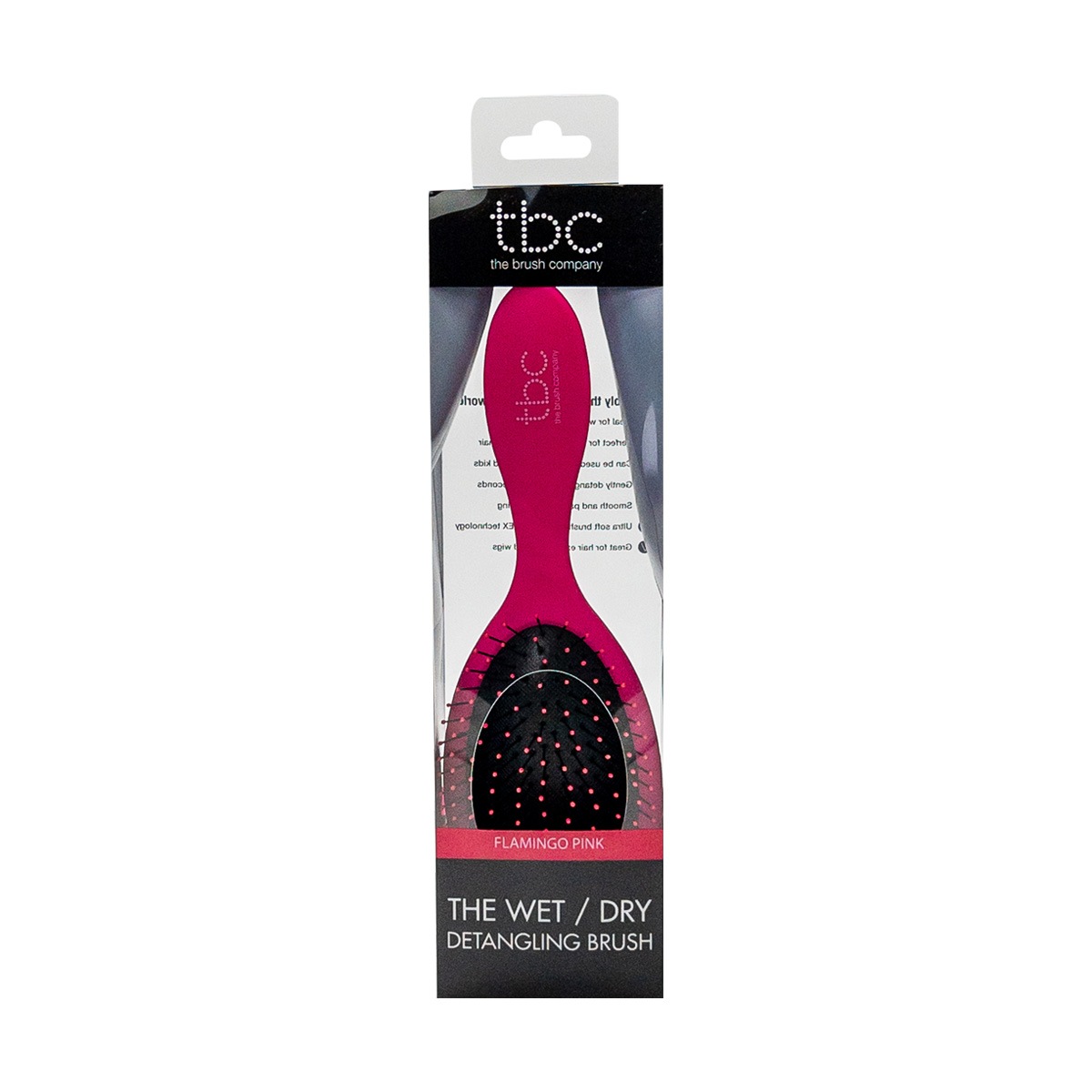 Cepillo desenredante TBC para cabello húmedo y seco – 1 unidad