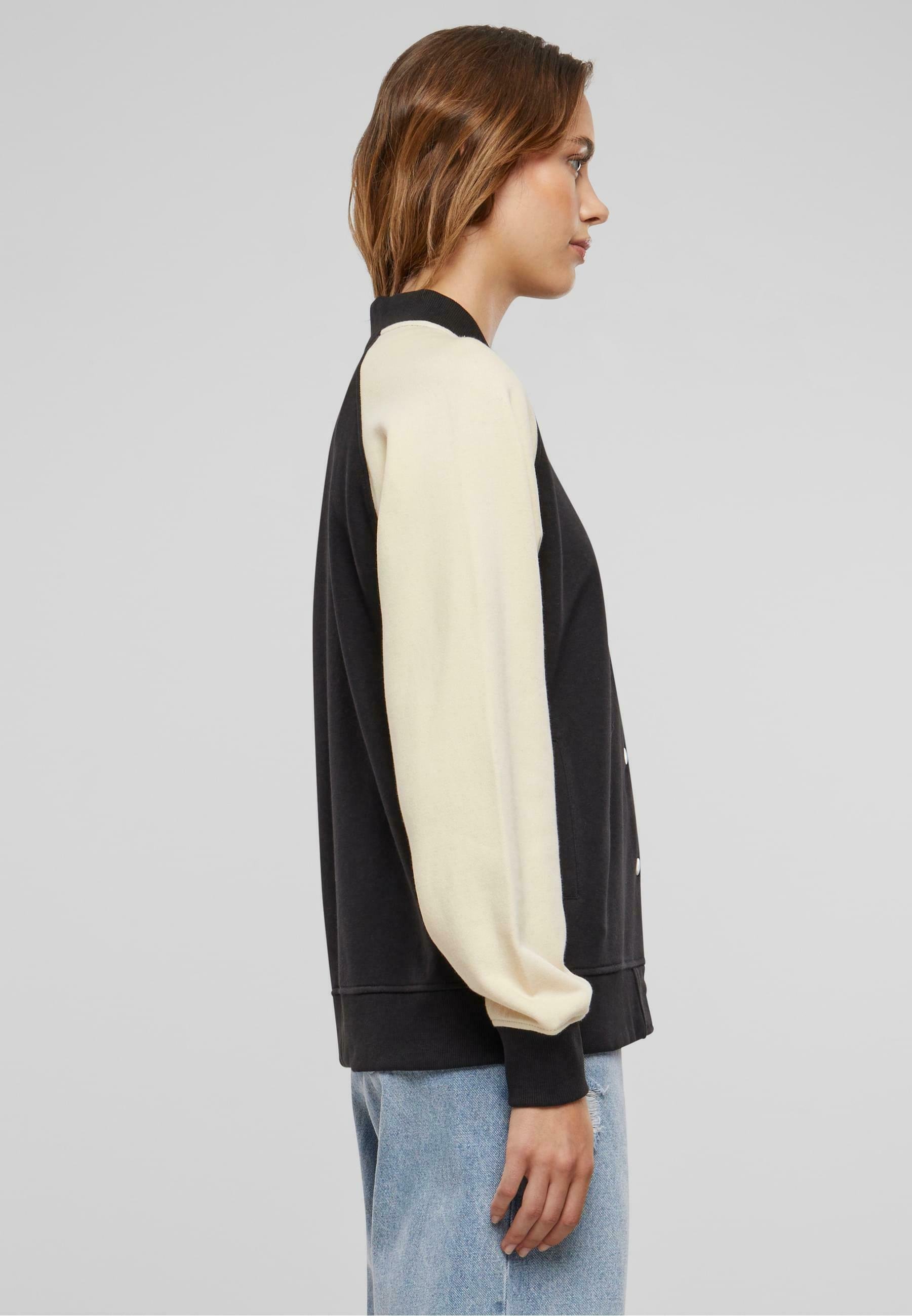 Urban Classics Light Jacke – Schwarz-Weiß-Sand