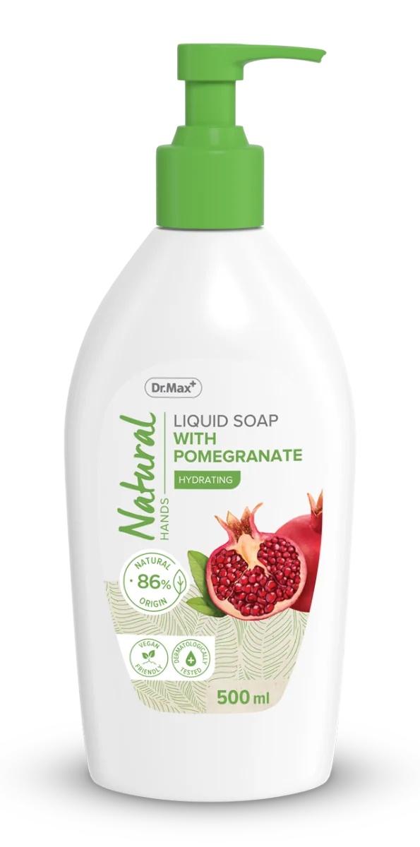Dr. Max Flüssigseife Dr. Max Natural 0,5 l mit Granatapfelextrakt