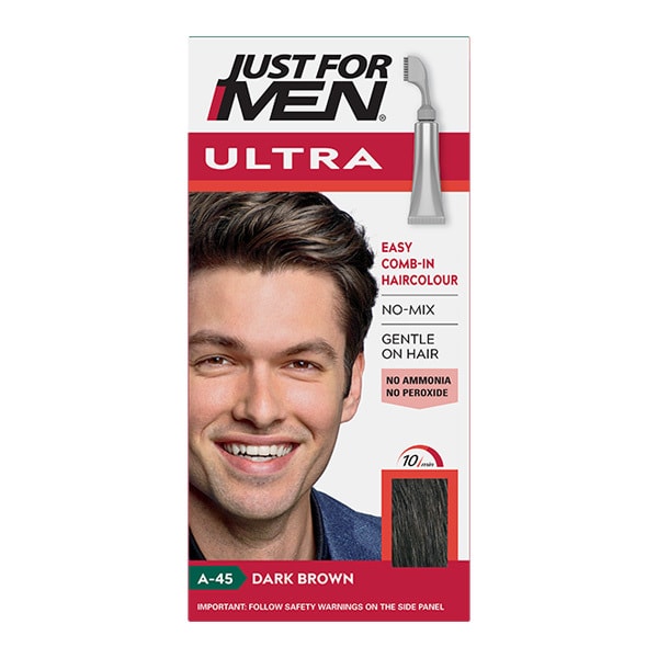 Just For Men Ultra -hiusväri A45 Tummanruskea | Lahjoja isälle | Superdrug