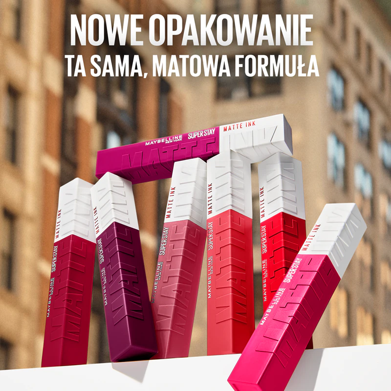 Matný tekutý rúž MAYBELLINE NEW YORK SuperStay Matte Ink pre dlhotrvajúci efekt