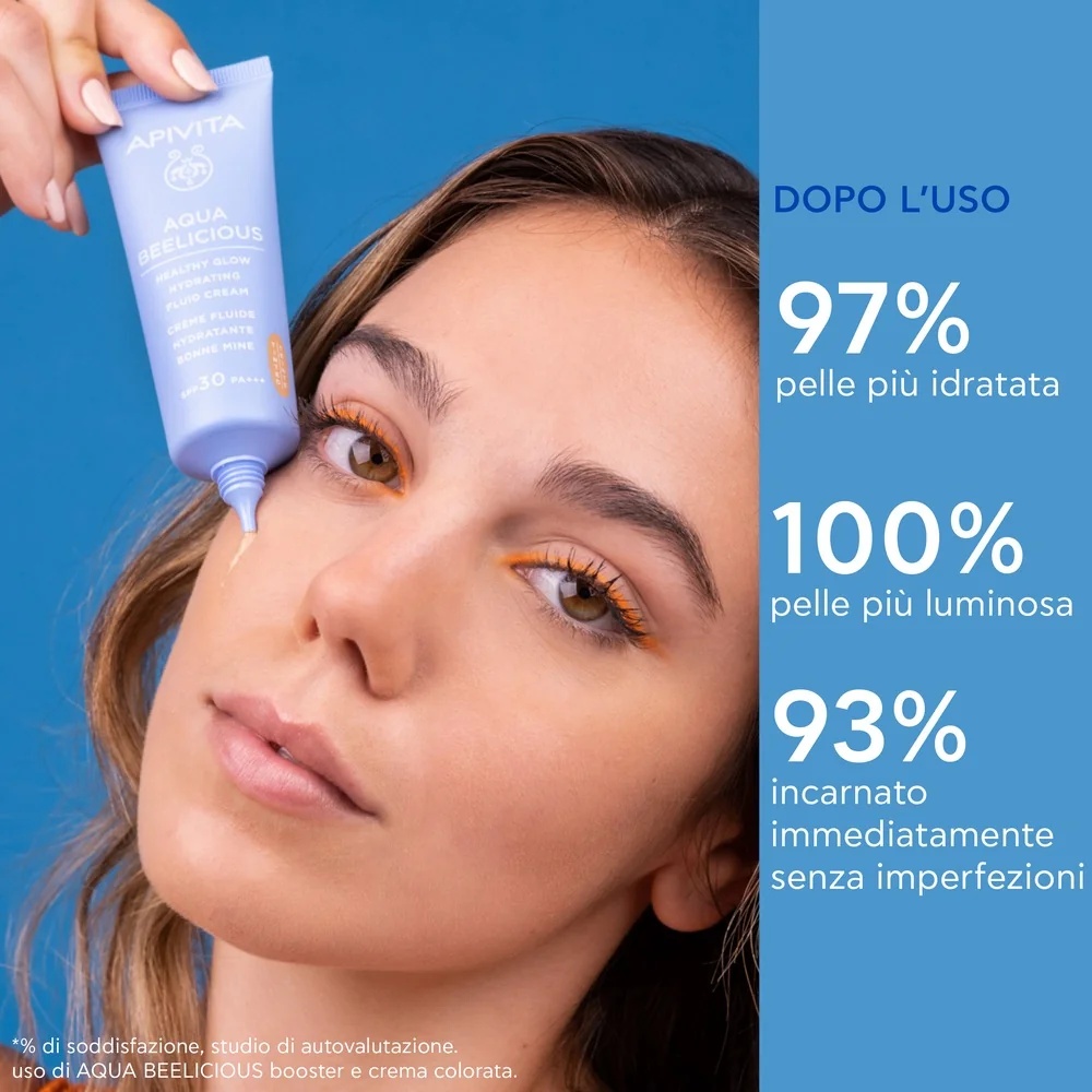 APIVITA Apivita Aqua Beelicious FPS 30 Creme hidratante com cor 40 ml