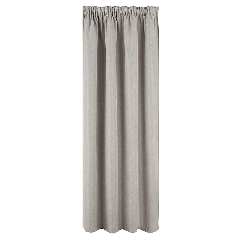 Rideau occultant 140 x 220 cm en lin beige Vienne