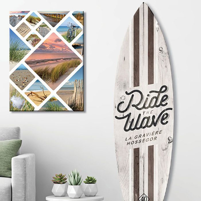 Planche de surf décorative surf hossegor