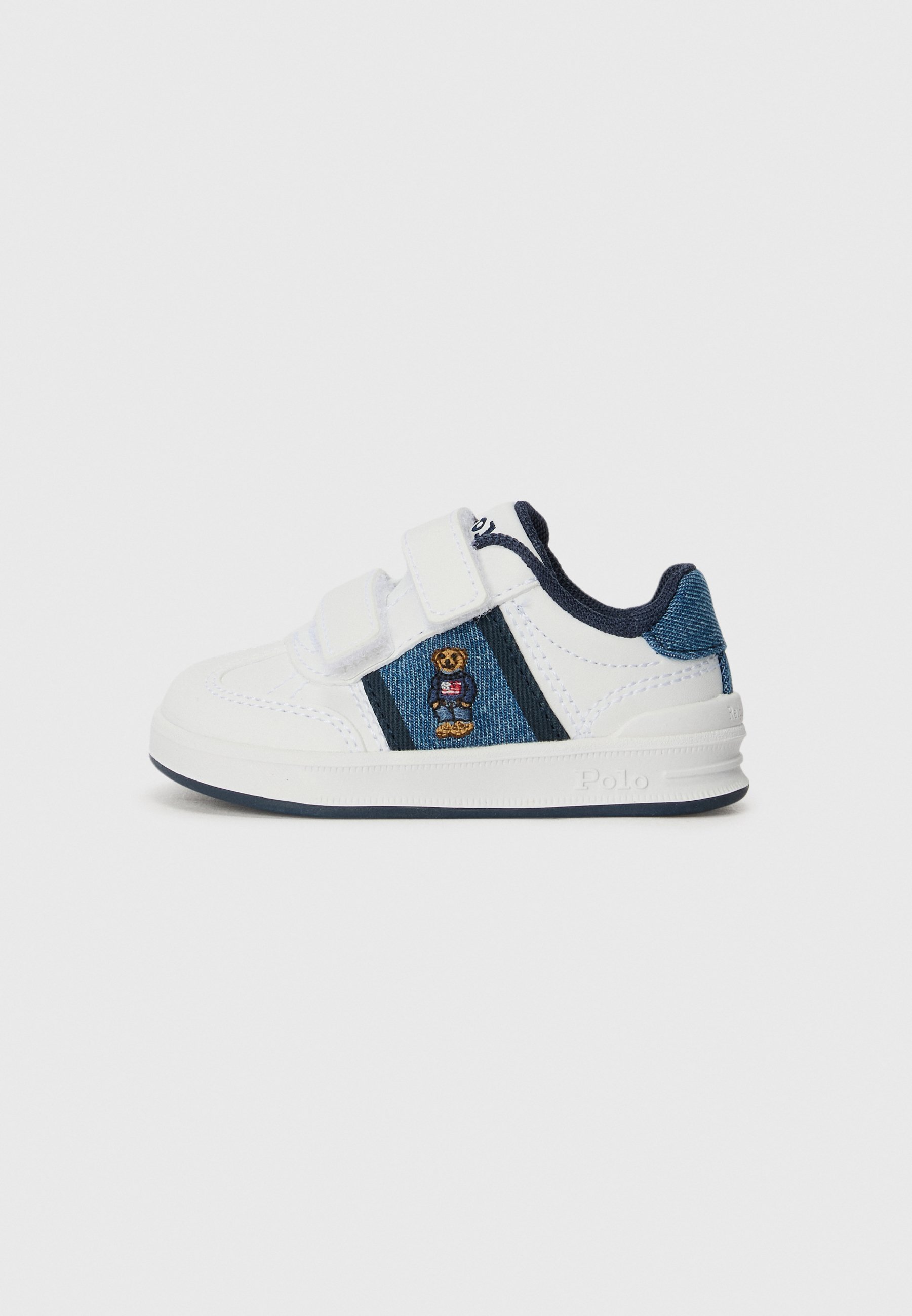 Polo Ralph Lauren HERITAGE COURT III UNISEX - Trampki - biały/granatowy