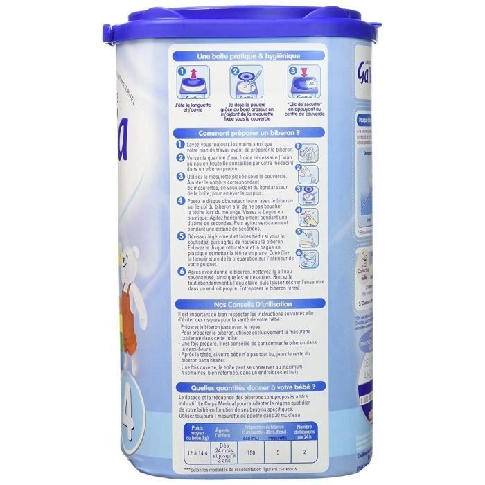Gallia Junior Laboratory, Baby Milk Powder, From 18 to 36 Months, 1x900g