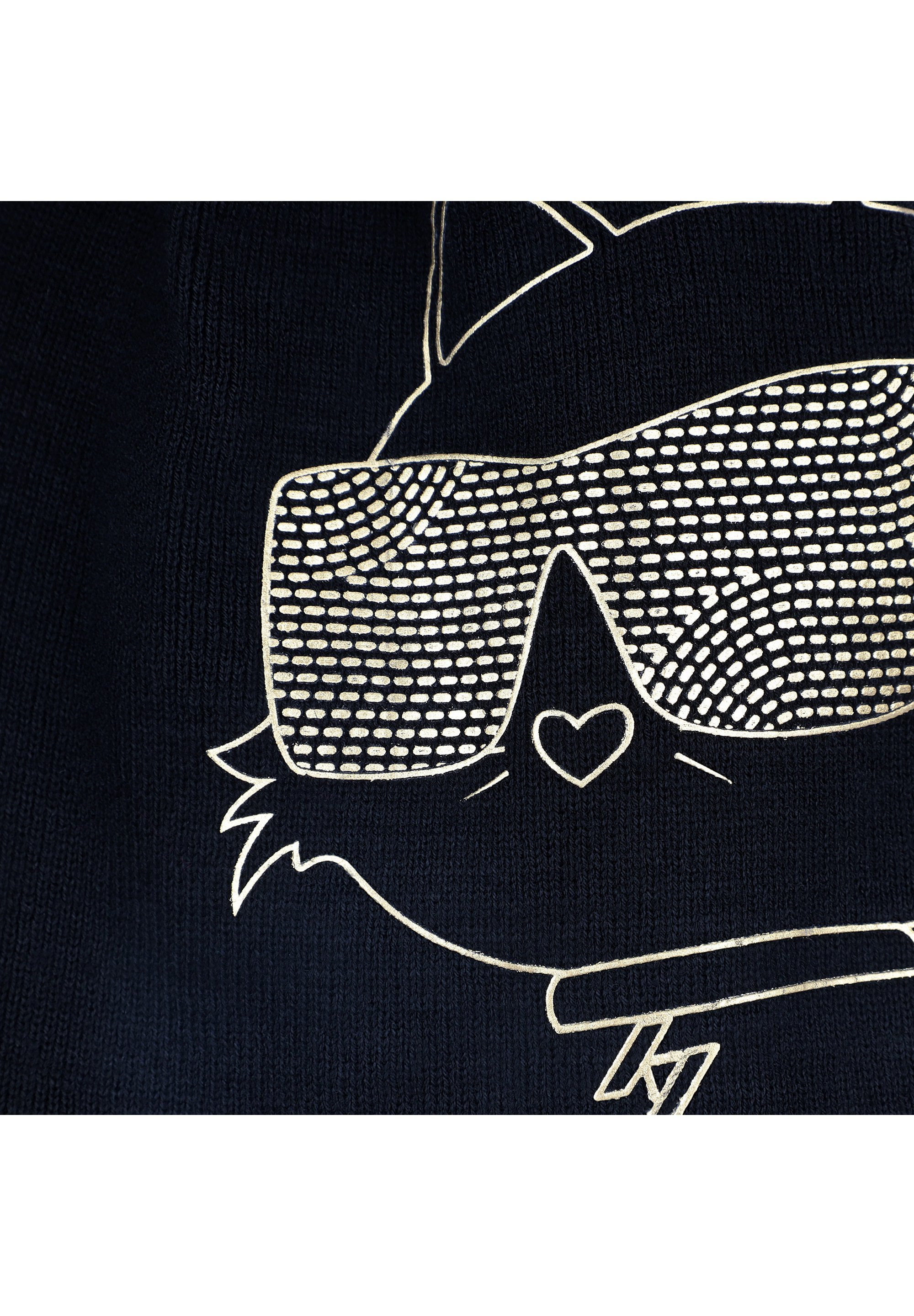 Gorro infantil KARL LAGERFELD - preto
