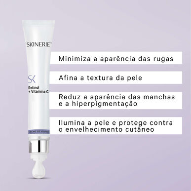 Soin contour des yeux Skinerie au rétinol et à la vitamine C, 15 ml