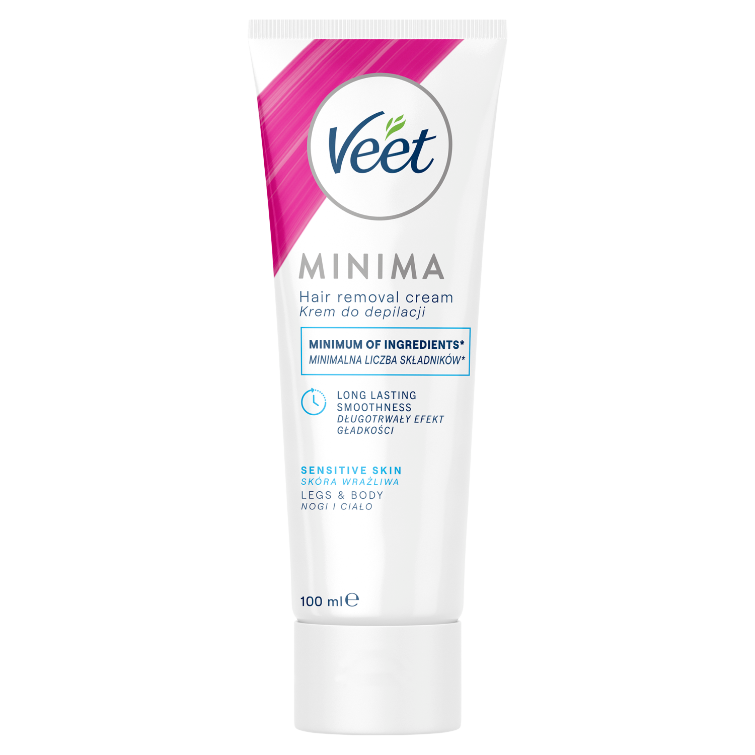 Veet depilācijas krēms jutīgai ādai sievietēm 100ml jutīgai ādai