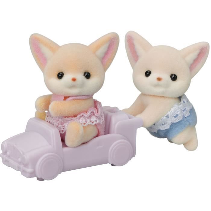 Bambola - SYLVANIAN FAMILIES - Le gemelle Fennec - Modello 5697 - Multicolore - Articolata
