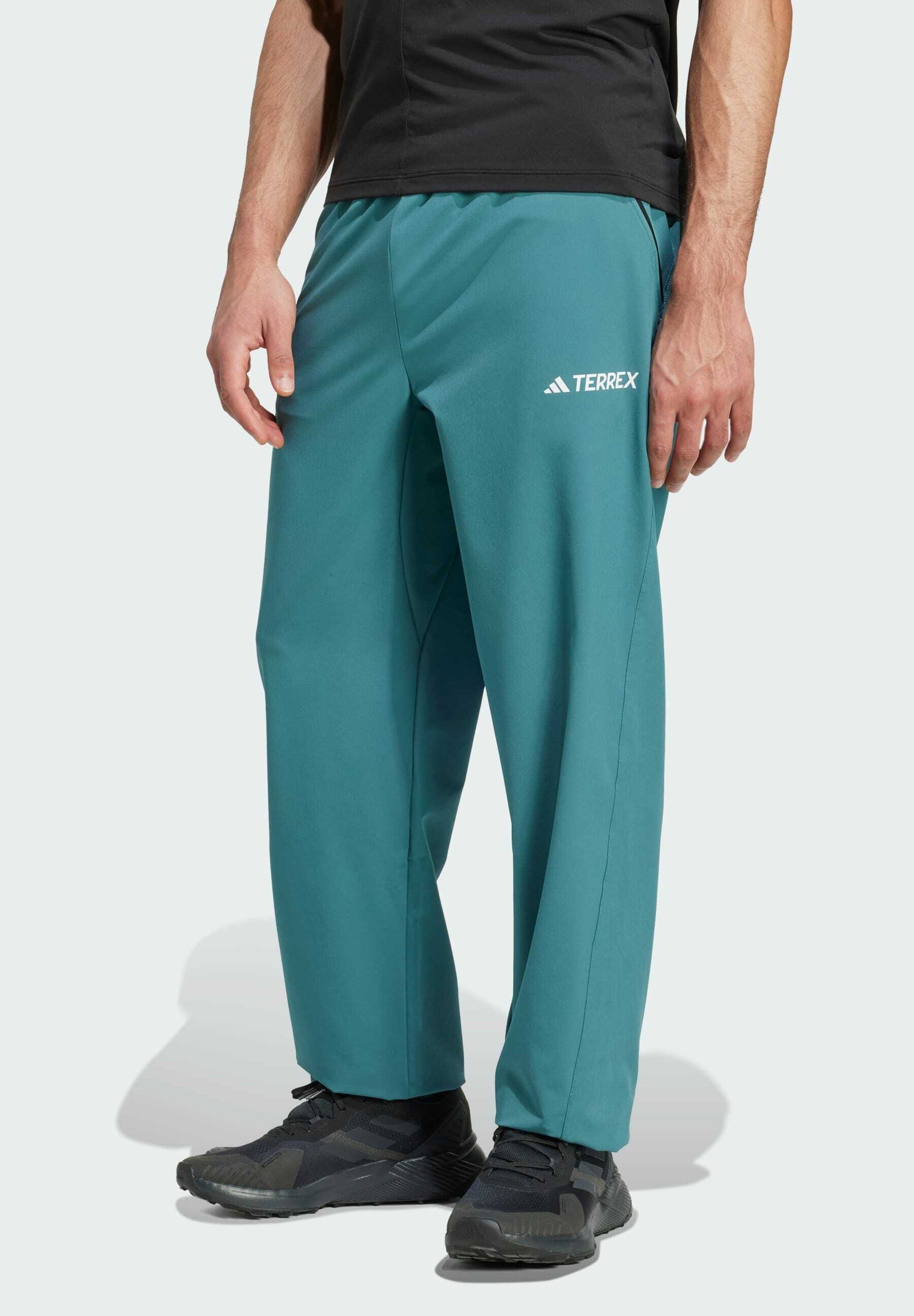 Adidas Terrex LITEFLEX - Nadrág - használt kékeszöld