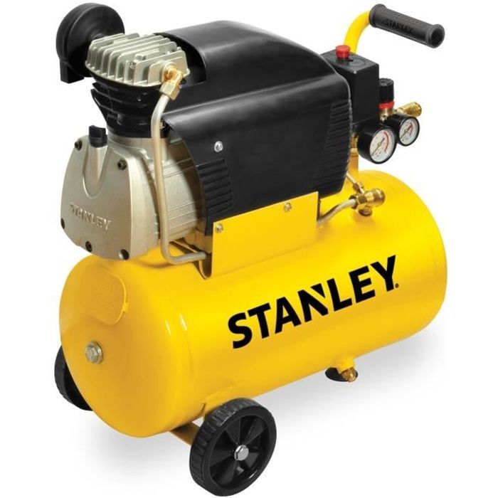Compressor - STANLEY - D210/8/24 - 24 L - 2HP - Versatile and complete
