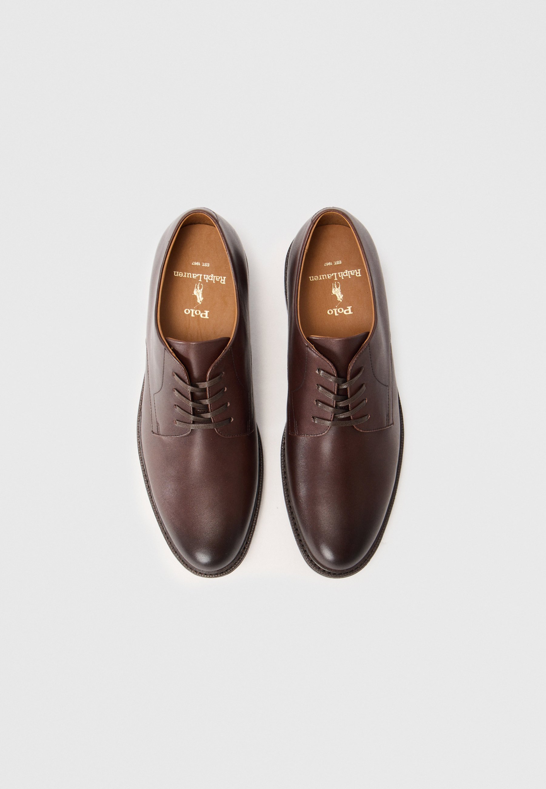 Polo Ralph Lauren ASHER DERBY - Eleganti scarpe stringate - marrone scuro