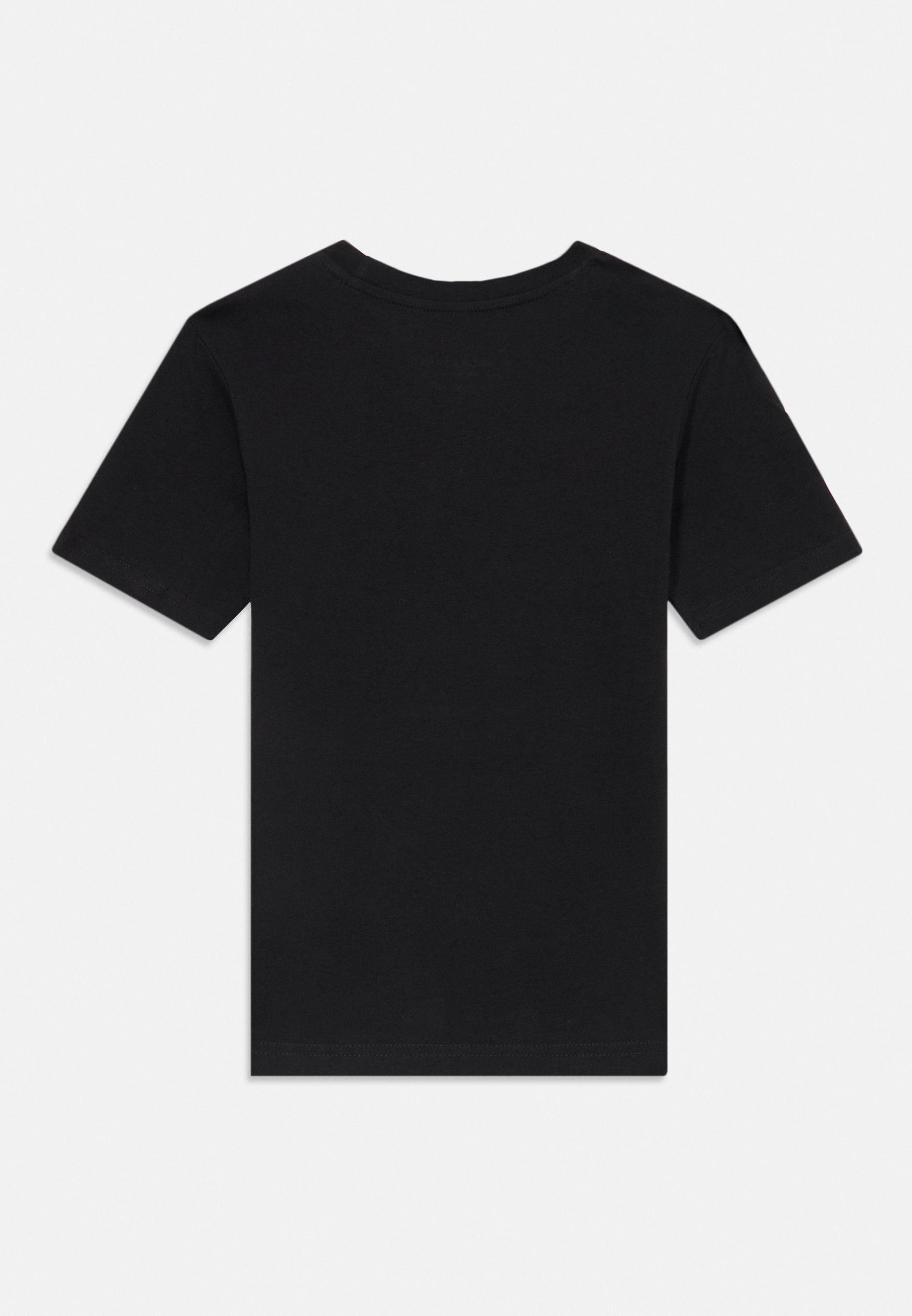 Jack & Jones Junior JJMAKOTO T-shirt met ronde hals, 3 stuks - T-shirt met print - stormachtig weer/zwart/antiek wit