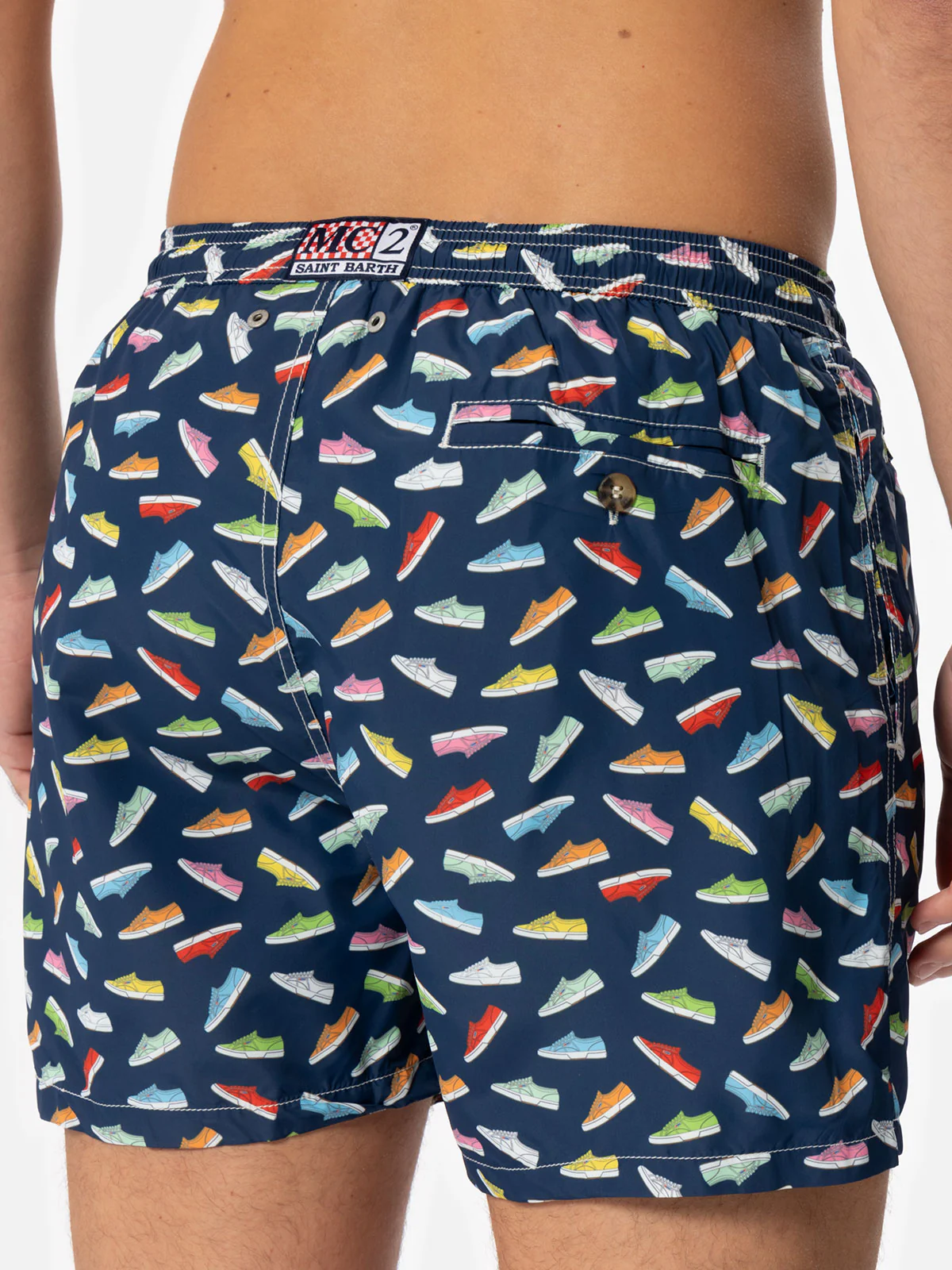 Lichtgewicht herenzwempak met Superga-print | SUPERGA®