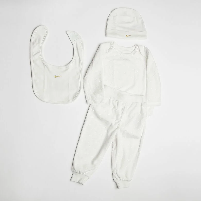 Set di 4 pezzi in velluto con logo Swoosh in rilievo