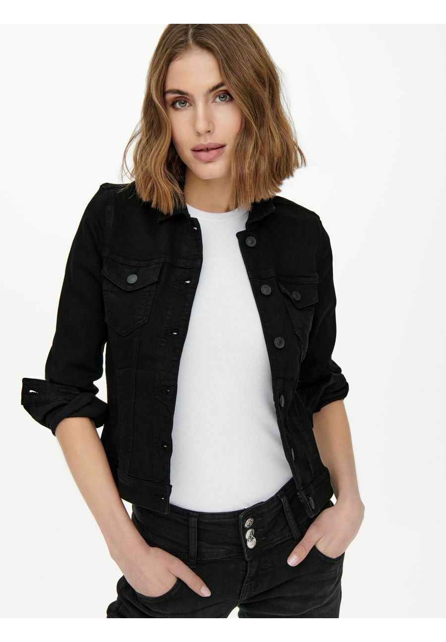 VESTE ONLY ONLWONDER - Veste en jean - jean noir