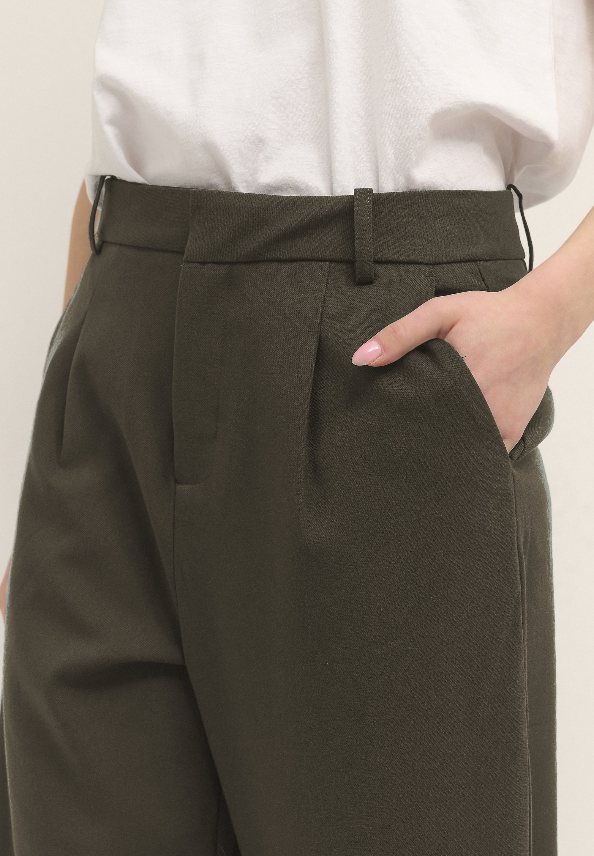 Kaffe MERLE SUITING - Pantalon - Nuit en forêt