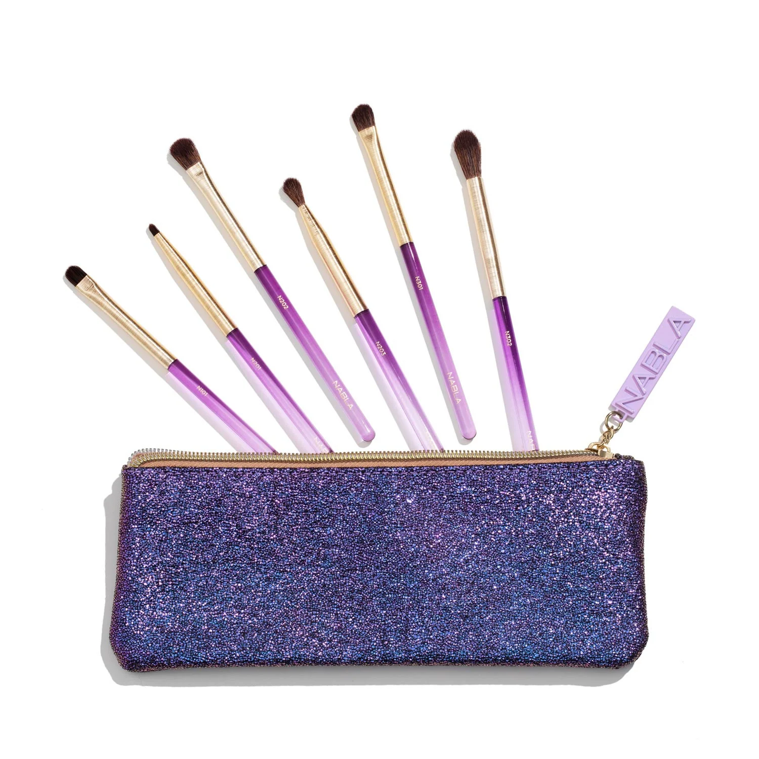 Accessori Amethyst Detail Eye Brush Set - Pennello Make-Up, Pennelli