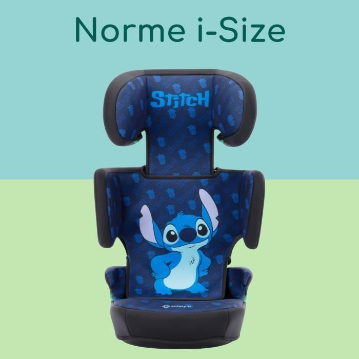 SAFETY 1st Disney© Siège auto Helia i-Safe i-Size Stitch, groupe 2/3, 3,5 ans à 10/12 ans, 15-36kg, Classic Stitch