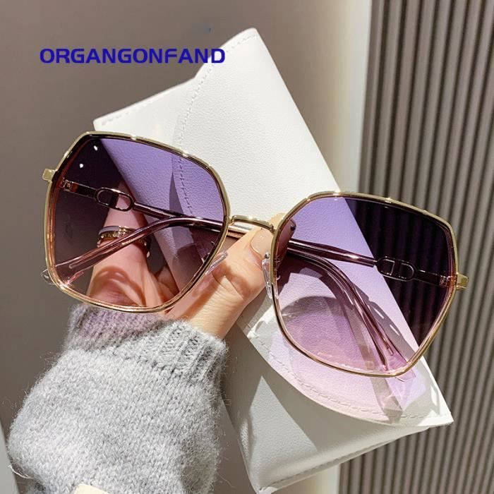 Lunettes de soleil femme - Nouveauté 2023 - protection solaire et uv - lunettes de soleil polariseur premium-Or rose & flocons rose