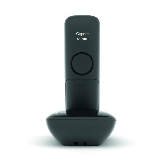 Telefone com fio GIGASET AS690 Duo preto