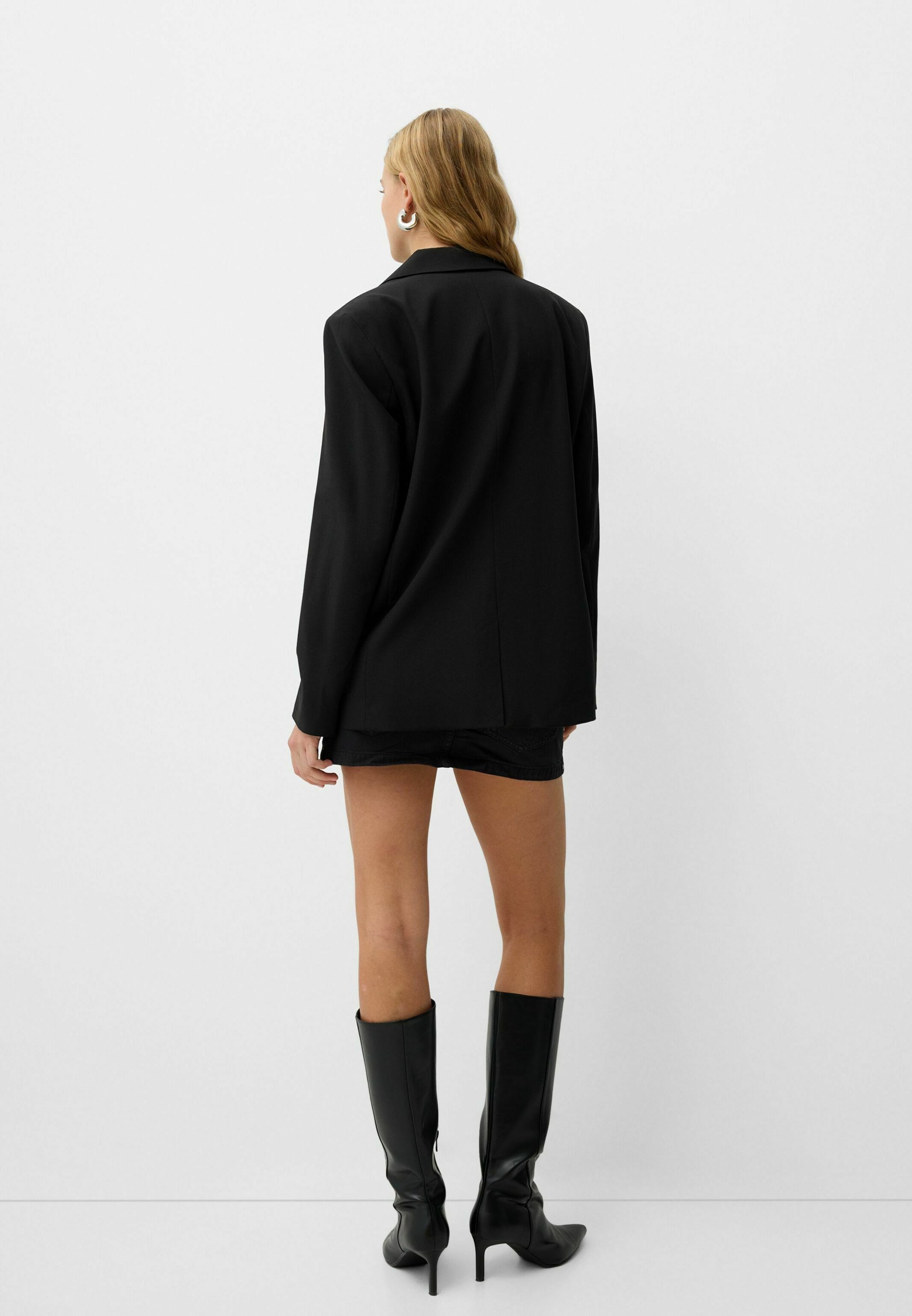 Blazer Bershka - noir