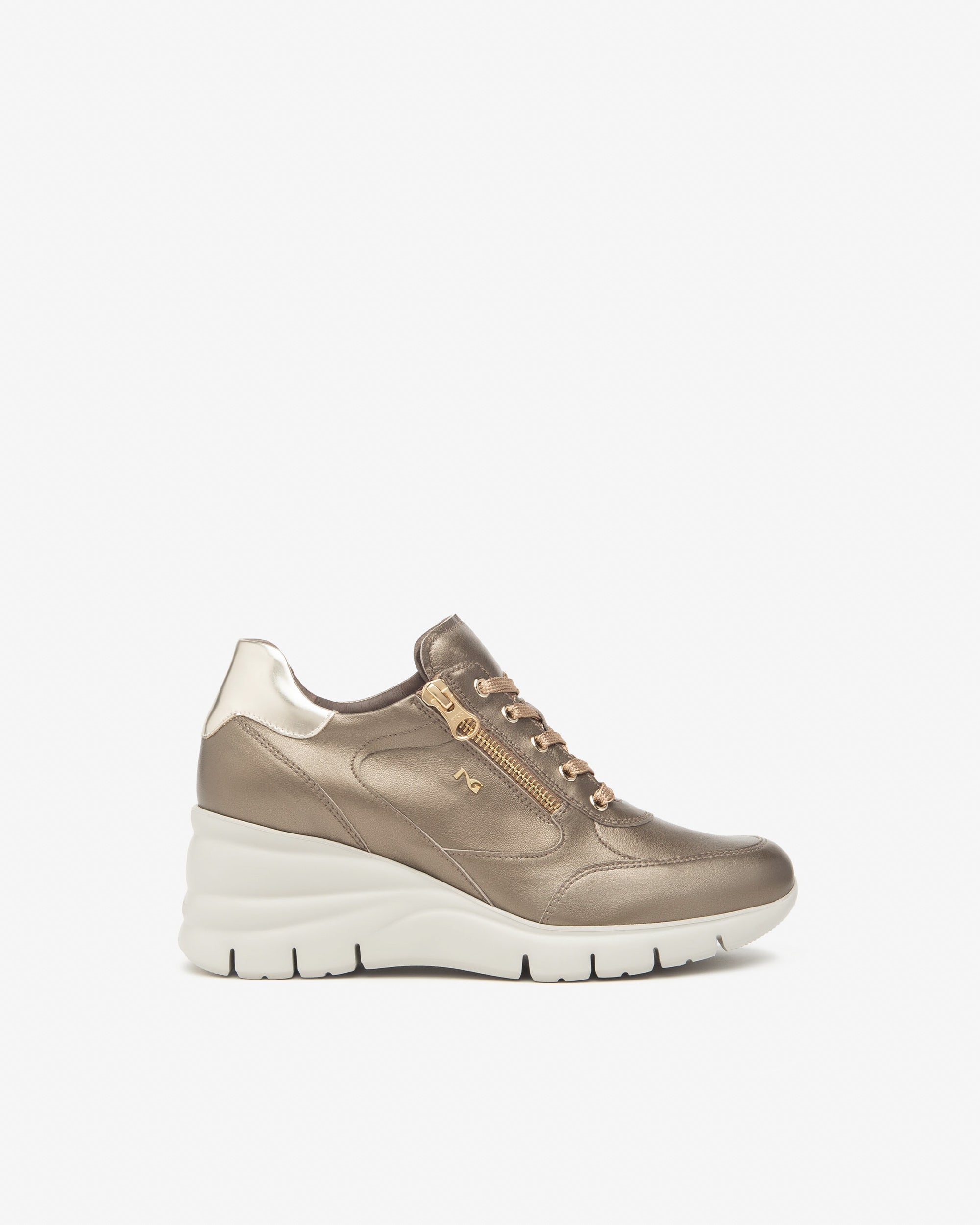  Damen-Sneaker aus Leder und Funktionsmaterial
