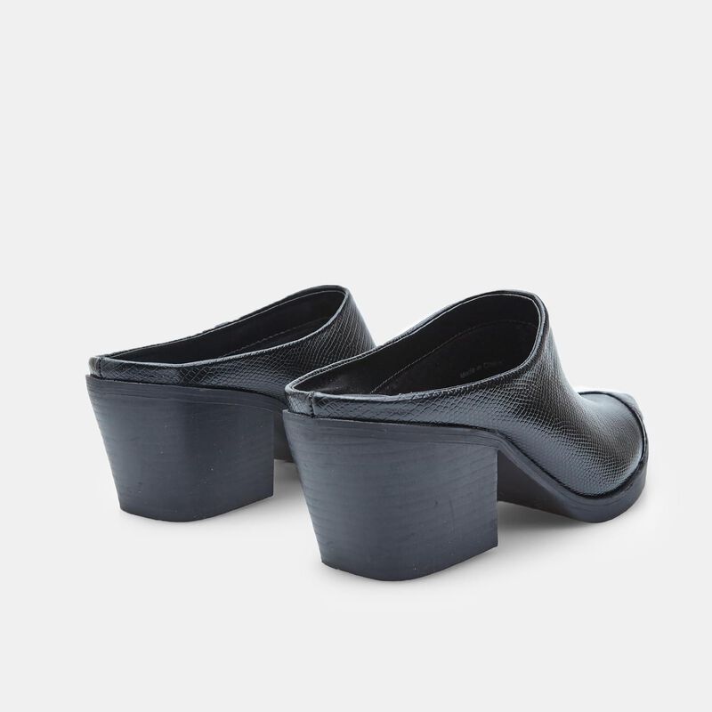 BATA damskie pantofle na obcasie typu western
