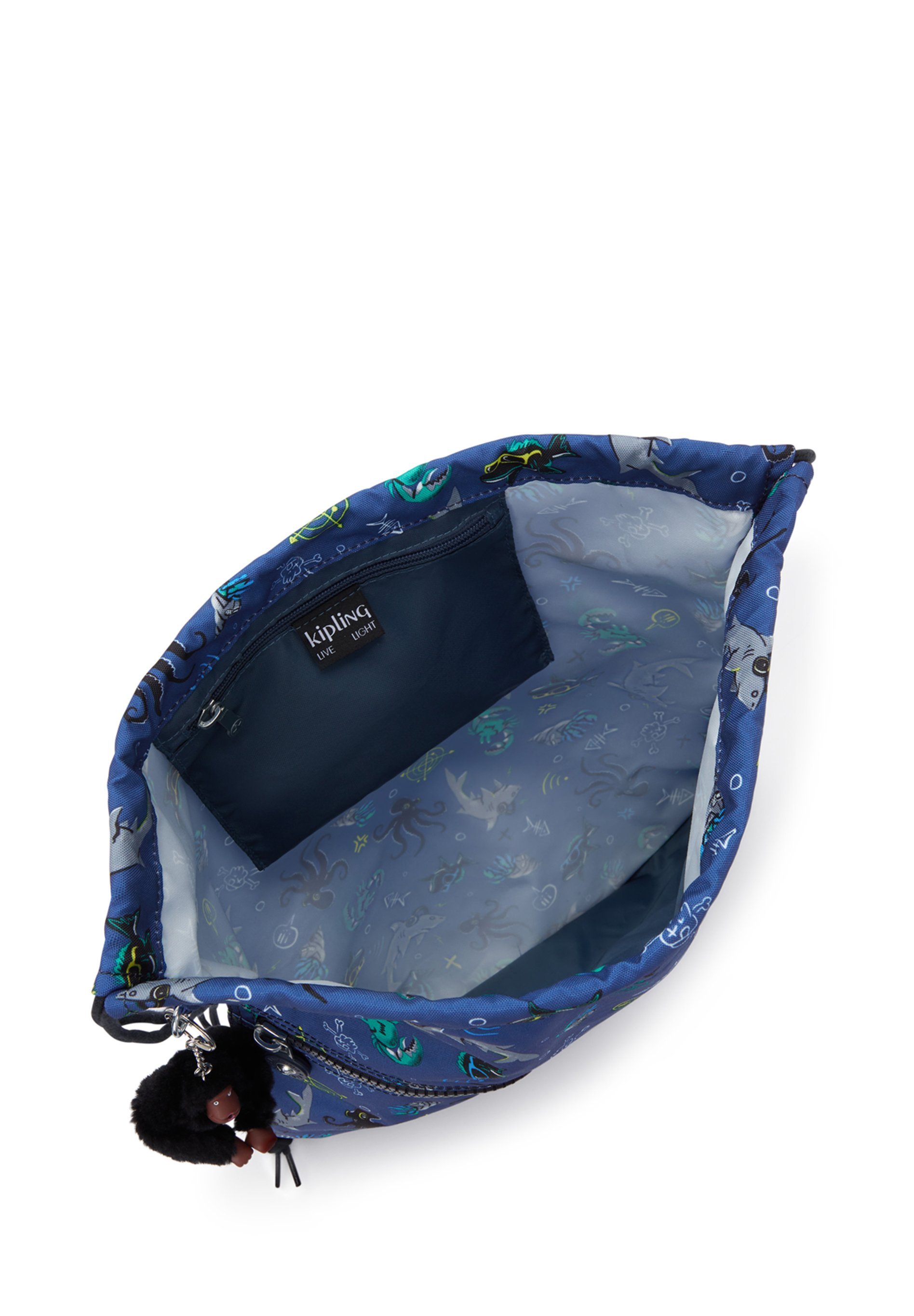 Kipling SUPERTABOO - Αθλητική τσάντα με κορδόνι - υποβρύχιο πάρτι