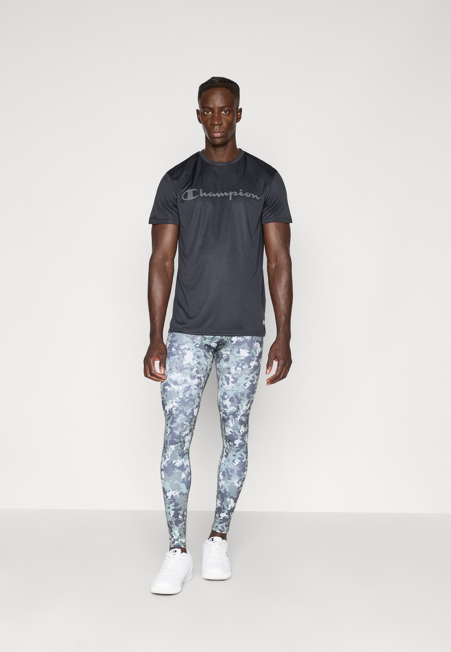 Leggings a compressione Champion Combat - Leggings - verde/nero