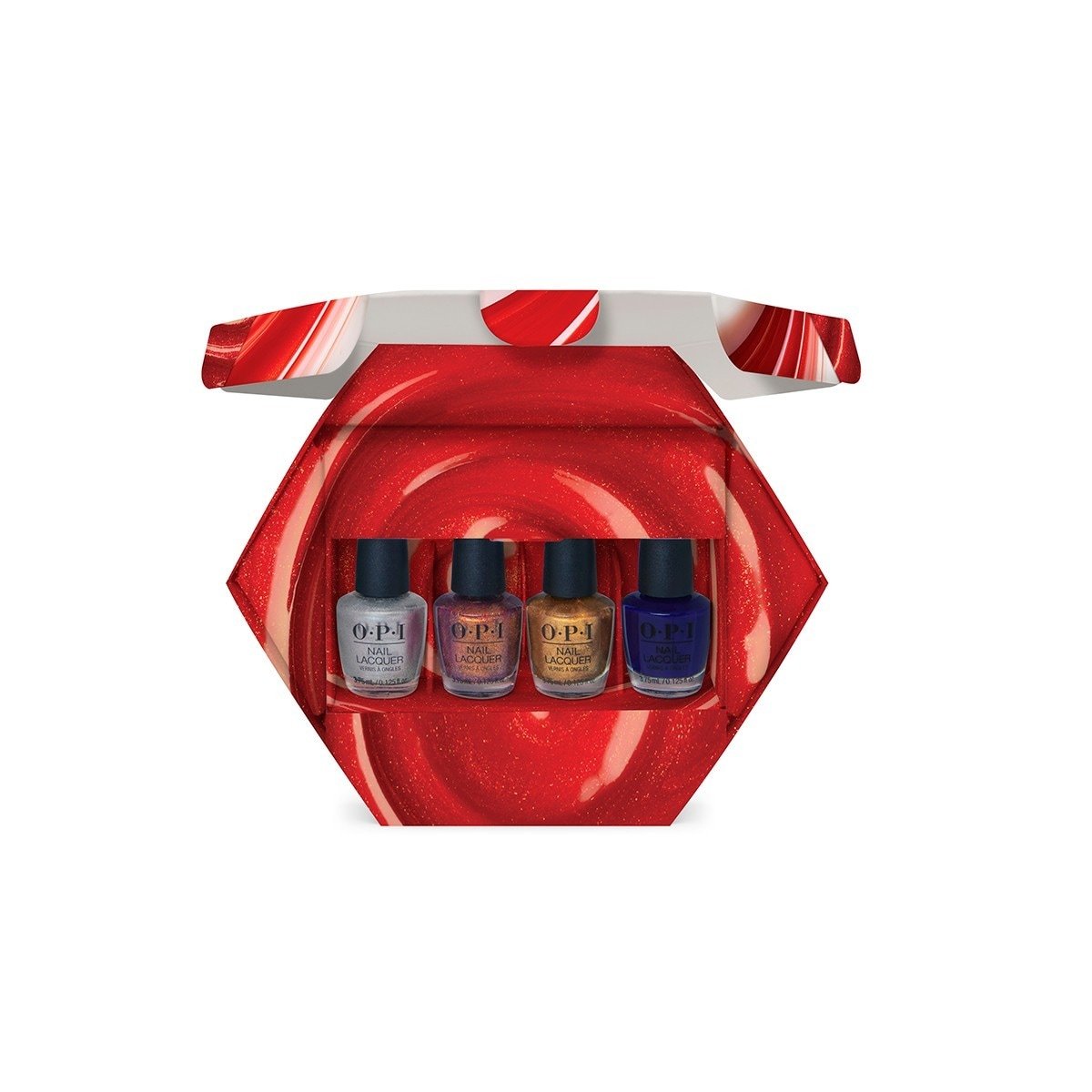 OPI nagų lakų rinkinys „Good Enough to Treat“ 4 dalių mini pakuotė „Holiday'25“ - 1 vnt.