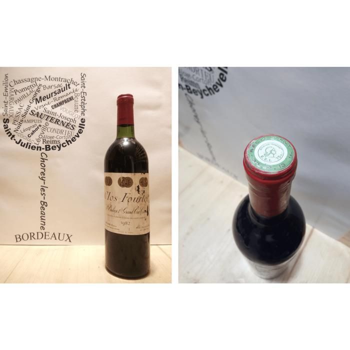 Clos Fourtet 1982 - Saint-Emilion - 1er Grand Cru classé B - 1 x 75 cl - Vin Rouge