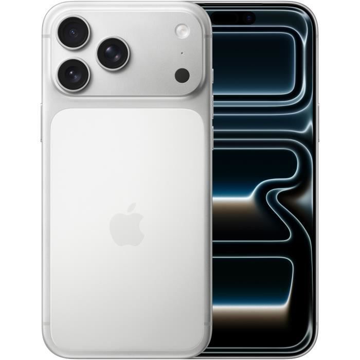 Apple iPhone 17 Pro Max de 1 TB, color plata.