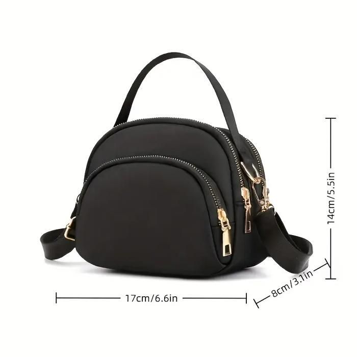 Handtasche, Mädchenhandtasche, Mädchenschultertasche, Geschenkidee für Mädchen und Kinder, wunderschönes Geburtstagsgeschenk – Schwarz