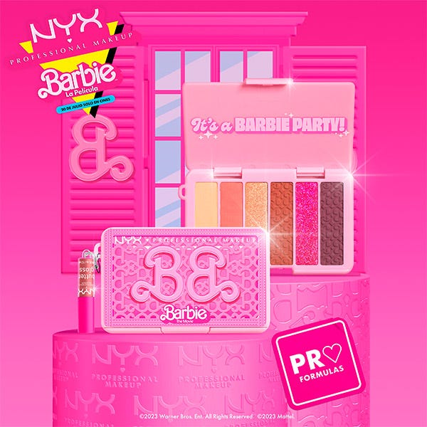 Paleta Barbie na cesty