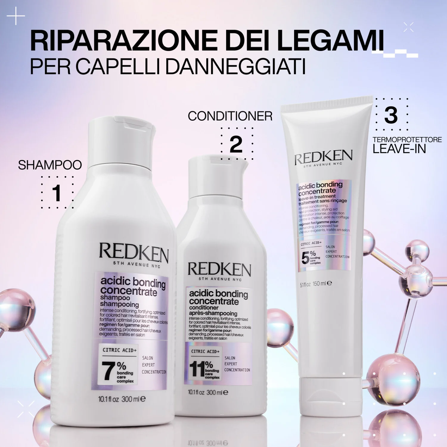 Acidic Bonding Concentrate Conditioner - Balsamo Riparatore Capelli, Balsamo Illuminante Capelli