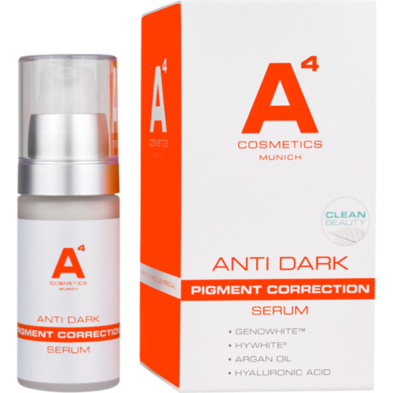 A4 Cosmetics veido serumas nuo tamsių pigmentinių dėmių - 30 ml