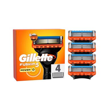 Gillette Fusion 5 Power -teränvaihtopalat 4 kpl