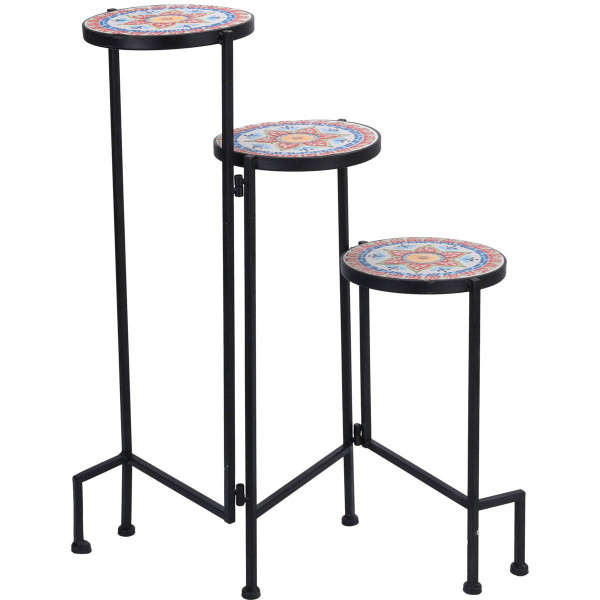 Kwietnik stojący MOZAIKA, 3 poziomy, 68 cm