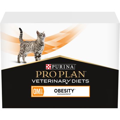 PURINA PRO PLAN Veterinary Diets Διαχείριση Παχυσαρκίας για Γάτες OM - Κοτόπουλο