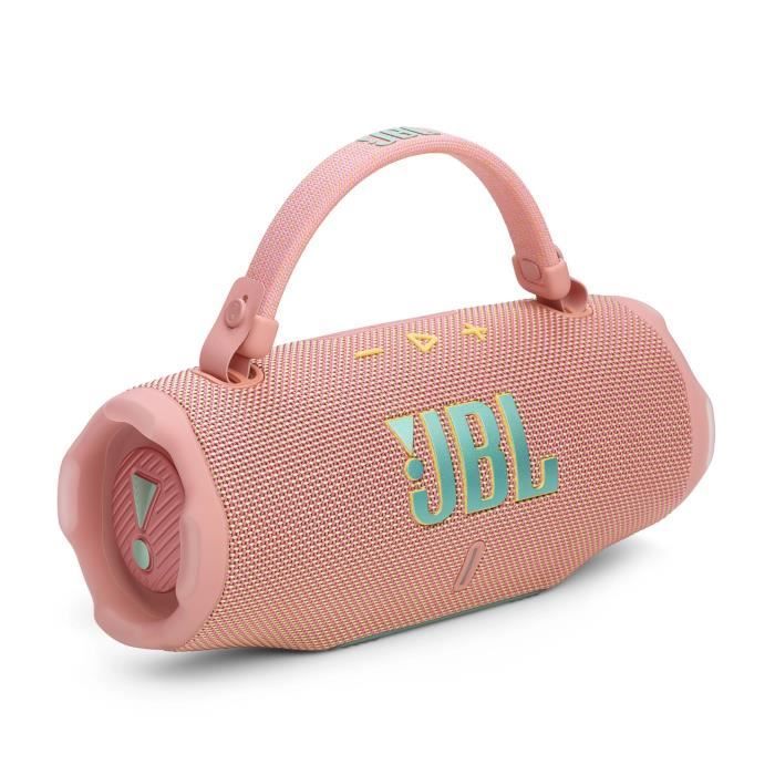 Altavoz portátil Bluetooth JBL Charge 6 - Rosa - Resistente al agua y a las caídas