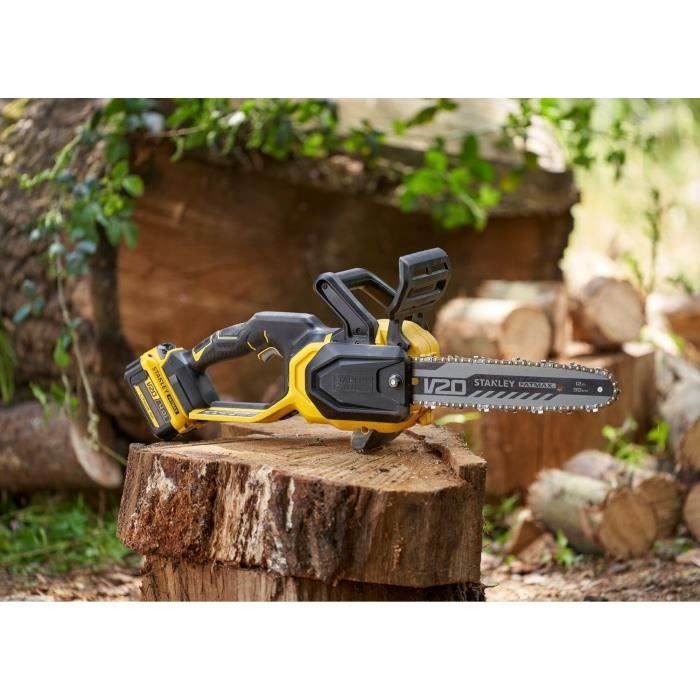 Draadloze elektrische kettingzaag - Stanley Fatmax - Borstelloos - SFMCCS730B-XJ - 18V - 30cm - Accu niet inbegrepen