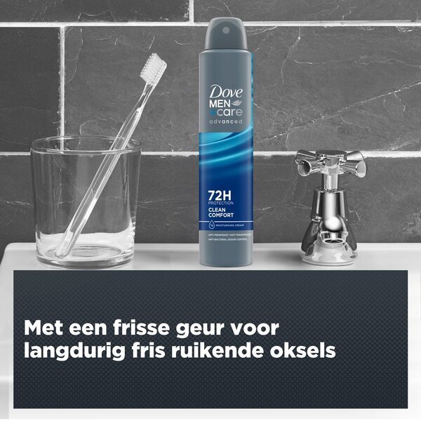 Dove Men+Care Advanced Clean Comfort antitranspirācijas aerosols 200 ml